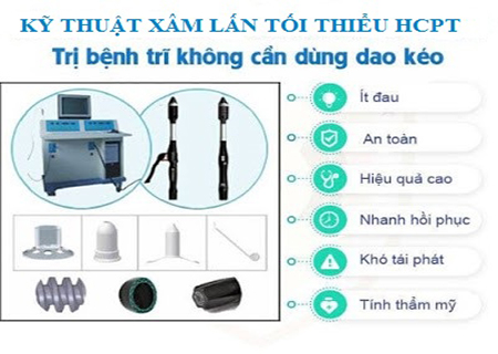 Phương pháp HCPT chữa bệnh trĩ chất lượng